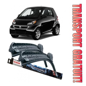 Smart Fortwo Set 2 stergatoare parbriz Bosch Bosch Aerotwin compatibile cu Smart Fortwo 2014 (50 cm / 36 cm)