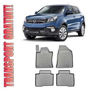Ssangyong Korando IV, Suv, Din 09.2019 - Prezent , Set Covorase Auto Tip Tavita Premium 3D, din cauciuc