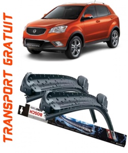 Ssangyong Korando Set 2 stergatoare parbriz Bosch Bosch Aerotwin compatibile cu Ssangyong Korando 2010 (60 cm / 40 cm) accesorii pentru autoturismul tau - masina v134097