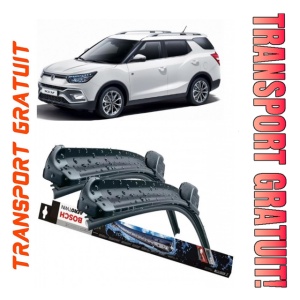 Ssangyong Tivoli Set 2 stergatoare parbriz Bosch Aerotwin 600/475mm compatibile cu Ssangyong Tivoli (2015) (60 cm / 40 cm)