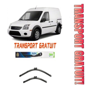 Stergatoare Ford Transit Set 2 stergatoare parbriz pentru parbriz pentru Ford Transit fabricat in perioada ConneCT 2002, breloc Hella (50 cm / 50 cm)