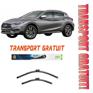 Stergatoare Infiniti Qx30 Set 2 stergatoare parbriz Valeo 60 cm/47.5 cm pentru Infiniti Qx30 din 2016 (60 cm / 47.5 cm)