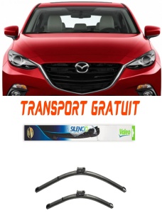 Stergatoare Mazda 3 Hatchback Van Set 2 stergatoare parbriz Valeo 600/475mm pentru Mazda 3 Hatchback Van (BM) (2015-2016) (60 cm / 45 cm) accesorii pentru autoturismul tau - masina v18050