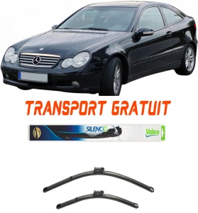 Stergatoare Mercedes C-Class Set 2 stergatoare parbriz Valeo 60 cm/53 cm pentru Mercedes-Benz C-Class Coupe (Cl203) din 2001-2008 (60 cm / 53 cm) accesorii pentru autoturismul tau - masina v11551
