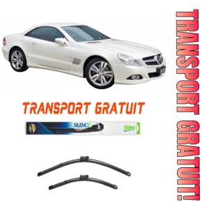 Stergatoare Mercedes Sl Set 2 stergatoare parbriz Valeo 65 cm/65 cm pentru Mercedes-Benz Sl (R230) din 2001-2012 (65 cm / 65 cm)