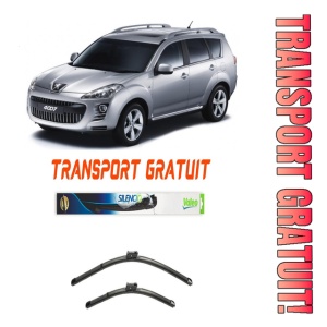 Stergatoare Peugeot 4007 Set 2 stergatoare parbriz Valeo 60 cm/53 cm pentru Peugeot 4007 (Vu_, Vv_) din 2007-2013 (60 cm / 53 cm)
