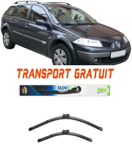 Stergatoare Renault Megane II Estate Set 2 stergatoare parbriz Valeo 60 cm/45 cm pentru Renault Megane II Estate (Km0/1_) din 2003-2011 (60 cm / 45 cm) accesorii pentru autoturismul tau - masina v14435