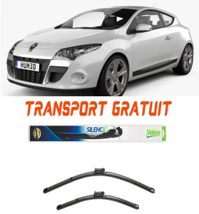Stergatoare Renault Megane Set 2 stergatoare parbriz Valeo 60 cm/40 cm pentru Renault Megane III Coupe (Dz0/1_) din 2008-2015 (60 cm / 40 cm) accesorii pentru autoturismul tau - masina v19271