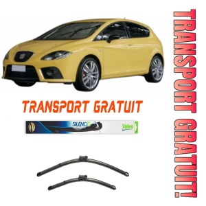 Stergatoare Seat Leon Set 2 stergatoare parbriz Valeo 65 cm/65 cm pentru Seat Leon (1P1) din 2005-2013 (65 cm / 65 cm)