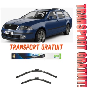 Stergatoare Skoda Octavia II Combi Set 2 stergatoare parbriz Valeo 600/475mm pentru Skoda Octavia II Combi (1Z5) (2004-2013) (60 cm / 47.5 cm)