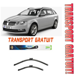 Stergatoare Skoda Octavia III Combi Set 2 stergatoare parbriz Valeo 600/475mm pentru Skoda Octavia III Combi (5E5, 5E6) (2012-2020) (60 cm / 45 cm)