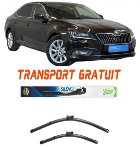 Stergatoare Skoda Superb III Set 2 stergatoare parbriz Valeo 600/475mm pentru Skoda Superb III (2015-2020) (65 cm / 45 cm) accesorii pentru autoturismul tau - masina v20351