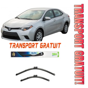 Stergatoare Toyota Corolla Saloon Set 2 stergatoare parbriz Valeo 60 cm/45 cm pentru Toyota Corolla Saloon (_E12_) din 2001-2008 (60 cm / 45 cm)