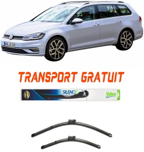 Stergatoare Volkswagen Golf Van VII Variant Set 2 stergatoare parbriz Valeo 600/475mm pentru Volkswagen GOLF VAN VII Variant (BA5) (2013-2017) (65 cm / 45 cm) accesorii pentru autoturismul tau - masina v12271