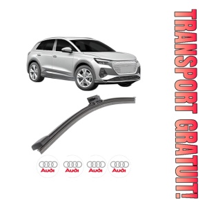 Stergator lamela spate AUDI Q4 SUV (F4B) din 2021, pentru luneta auto, Bosch Aerotwin, din cauciuc siliconat rezistent, 4 Stickere Auto AUDI