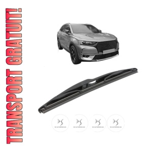 Stergator lamela spate DS DS 7 Crossback (J4_, JR_, JC_) din 2017 - 2022, pentru luneta auto, Valeo Silencio, din cauciuc siliconat rezistent, 4 Stickere Auto DS