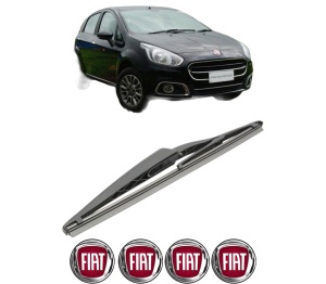 Stergator lamela spate FIAT PUNTO EVO (199_) din 2008 - 2012, pentru luneta auto, Bosch Twin, din cauciuc siliconat rezistent, 4 Stickere Auto FIAT v28876