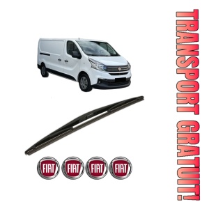 Stergator lamela spate FIAT TALENTO Bus (296_) din 2016, pentru luneta auto, Bosch Twin, din cauciuc siliconat rezistent, 4 Stickere Auto FIAT