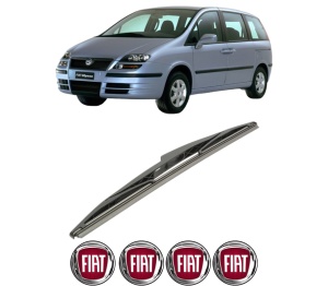 Stergator lamela spate FIAT ULYSSE (179_) din 2002 - 2011, pentru luneta auto, Bosch Twin, din cauciuc siliconat rezistent, 4 Stickere Auto FIAT v28153