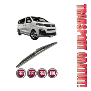 Stergator lamela spate FIAT ULYSSE Bus din 2022 - 2023, pentru luneta auto, Bosch Twin, din cauciuc siliconat rezistent, 4 Stickere Auto FIAT