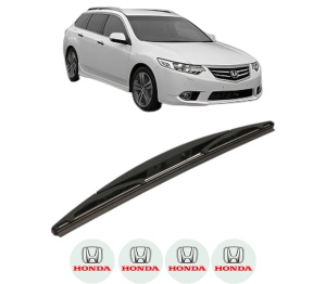 Stergator lamela spate HONDA ACCORD VII Tourer (CM, CN) din 2003 - 2008, pentru luneta auto, Bosch Twin, din cauciuc siliconat rezistent, 4 Stickere Auto HONDA v25654
