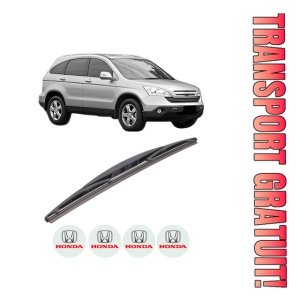 Stergator lamela spate HONDA CR-V III (RE_) din 2006 - 2012, pentru luneta auto, Bosch Twin, din cauciuc siliconat rezistent, 4 Stickere Auto HONDA