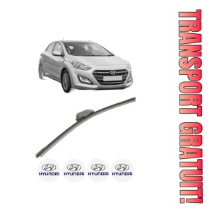 Stergator lamela spate HYUNDAI i30 Hatchback Van (GDE) din 2015 - 2017, pentru luneta auto, Bosch Aerotwin, din cauciuc siliconat rezistent, 4 Stickere Auto HYUNDAI
