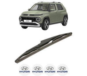 Stergator lamela spate HYUNDAI INSTER (AX1) din 2024, pentru luneta auto, Bosch Twin, din cauciuc siliconat rezistent, 4 Stickere Auto HYUNDAI v22639