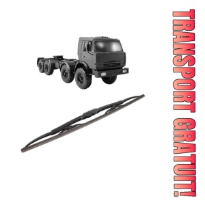 Stergator lamela spate KAMAZ 6450 din 2002, pentru luneta auto, Bosch Twin, din cauciuc siliconat rezistent, 4 Stickere Auto KAMAZ