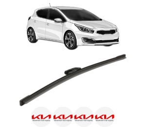 Stergator lamela spate KIA CEED (CD) din 2018 - 2020, pentru luneta auto, Bosch Aerotwin, din cauciuc siliconat rezistent, 4 Stickere Auto KIA v22523