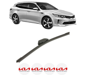 Stergator lamela spate KIA OPTIMA Sportswagon (JF) din 2016 - 2019, pentru luneta auto, Bosch Aerotwin, din cauciuc siliconat rezistent, 4 Stickere Auto KIA v22759