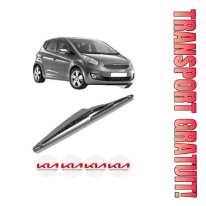 Stergator lamela spate KIA VENGA (YN) din 2010 - 2019, pentru luneta auto, Bosch Twin, din cauciuc siliconat rezistent, 4 Stickere Auto KIA