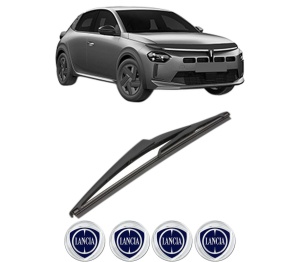 Stergator lamela spate LANCIA YPSILON (L21) din 2024, pentru luneta auto, Valeo Silencio, din cauciuc siliconat rezistent, 4 Stickere Auto LANCIA v19894