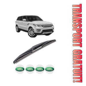 Stergator lamela spate LAND ROVER DISCOVERY SPORT VAN (L550) din 2014, pentru luneta auto, Bosch Twin, din cauciuc siliconat rezistent, 4 Stickere Auto LAND ROVER
