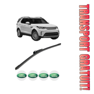 Stergator lamela spate LAND ROVER DISCOVERY V VAN (L462) din 2016 - 2018, pentru luneta auto, Bosch Aerotwin, din cauciuc siliconat rezistent, 4 Stickere Auto LAND ROVER
