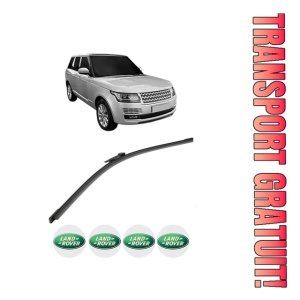 Stergator lamela spate LAND ROVER RANGE ROVER IV (L405) din 2012 - 2021, pentru luneta auto, Bosch Aerotwin, din cauciuc siliconat rezistent, 4 Stickere Auto LAND ROVER