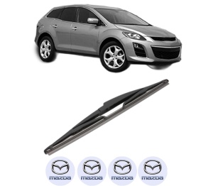 Stergator lamela spate MAZDA CX-7 (ER) din 2006 - 2014, pentru luneta auto, Valeo Silencio, din cauciuc siliconat rezistent, 4 Stickere Auto MAZDA v17494