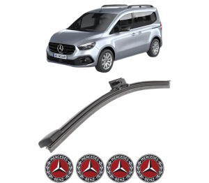 Stergator lamela spate MERCEDES-BENZ CITAN Tourer (W420) din 2021, pentru luneta auto, Bosch Aerotwin, din cauciuc siliconat rezistent, 4 Stickere Auto MERCEDES-BENZ v25294