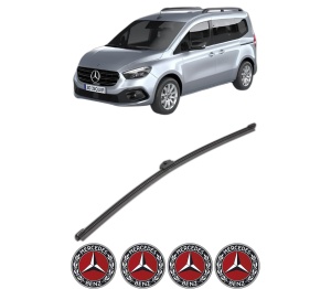 Stergator lamela spate MERCEDES-BENZ CITAN Tourer (W420) din 2021, pentru luneta auto, Valeo Silencio Xtrm, din cauciuc siliconat rezistent, 4 Stickere Auto MERCEDES-BENZ v17974