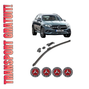 Stergator lamela spate MERCEDES-BENZ GLC (X254) din 2022, pentru luneta auto, Valeo HydroConnect, din cauciuc siliconat rezistent, 4 Stickere Auto MERCEDES-BENZ