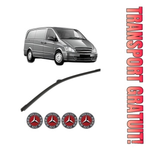 Stergator lamela spate MERCEDES-BENZ VITO Van (W447) din 2014, pentru luneta auto, Bosch Aerotwin, din cauciuc siliconat rezistent, 4 Stickere Auto MERCEDES-BENZ