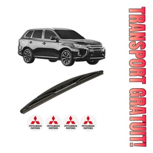 Stergator lamela spate MITSUBISHI OUTLANDER III Van (GF_W, GG_W) din 2013, pentru luneta auto, Bosch Twin, din cauciuc siliconat rezistent, 4 Stickere Auto MITSUBISHI