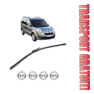 Stergator lamela spate OPEL COMBO Tour (X12) din 2012, pentru luneta auto, Bosch Aerotwin, din cauciuc siliconat rezistent, 4 Stickere Auto OPEL