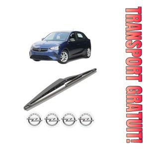 Stergator lamela spate OPEL CORSA F Hatchback Van din 2019, pentru luneta auto, Bosch Twin, din cauciuc siliconat rezistent, 4 Stickere Auto OPEL