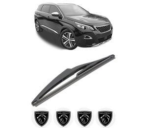Stergator lamela spate PEUGEOT 508 SW II (FC_, FJ_, F4_) din 2018, pentru luneta auto, Valeo Silencio, din cauciuc siliconat rezistent, 4 Stickere Auto PEUGEOT v21454