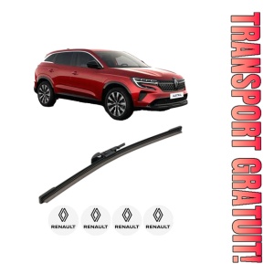 Stergator lamela spate RENAULT AUSTRAL din 2022, pentru luneta auto, Bosch Aerotwin, din cauciuc siliconat rezistent, 4 Stickere Auto RENAULT