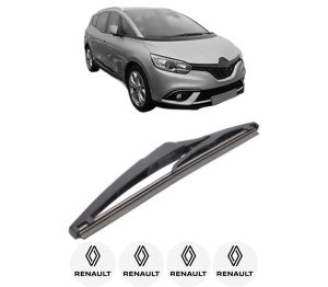Stergator lamela spate RENAULT GRAND SCENIC IV (R9_) din 2016 - 2023, pentru luneta auto, Bosch Twin, din cauciuc siliconat rezistent, 4 Stickere Auto RENAULT v33024