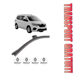 Stergator lamela spate RENAULT KANGOO III Box Body/MPV din 2021, pentru luneta auto, Bosch Aerotwin, din cauciuc siliconat rezistent, 4 Stickere Auto RENAULT