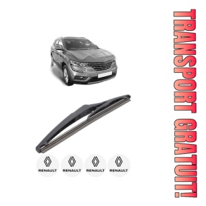 Stergator lamela spate RENAULT KOLEOS II (HC_) din 2016, pentru luneta auto, Bosch Twin, din cauciuc siliconat rezistent, 4 Stickere Auto RENAULT
