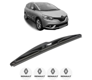 Stergator lamela spate RENAULT SCENIC IV (J9_) din 2016 - 2022, pentru luneta auto, Valeo Silencio, din cauciuc siliconat rezistent, 4 Stickere Auto RENAULT v16534